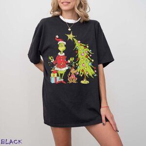 Grinch Christmas Shirt, Grinchy Christmas Tree T-shirt